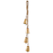 29" Metal Handmade Decorative Cow Bell with Jute Hanging Rope